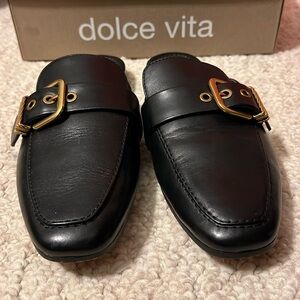 Dolce Vita black santel mule 7.5